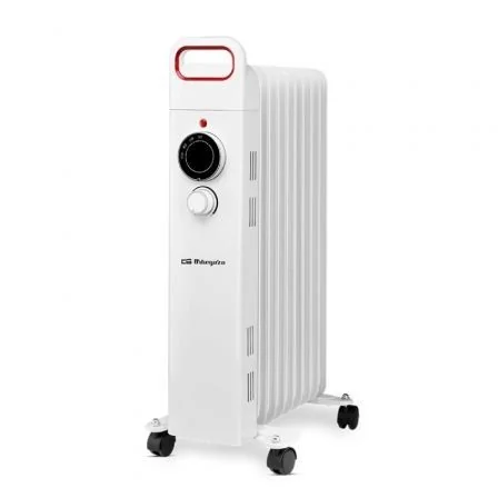 Orbegozo Radiador de Aceite Ru 2000/ 3 Potencias/ 2000W/ 9 Elementos Caloríficos
