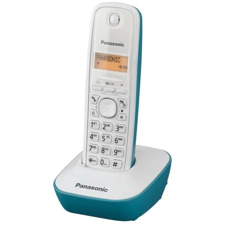 Teléfono Inalámbrico Panasonic KX-TG1611 Blanco / Azul