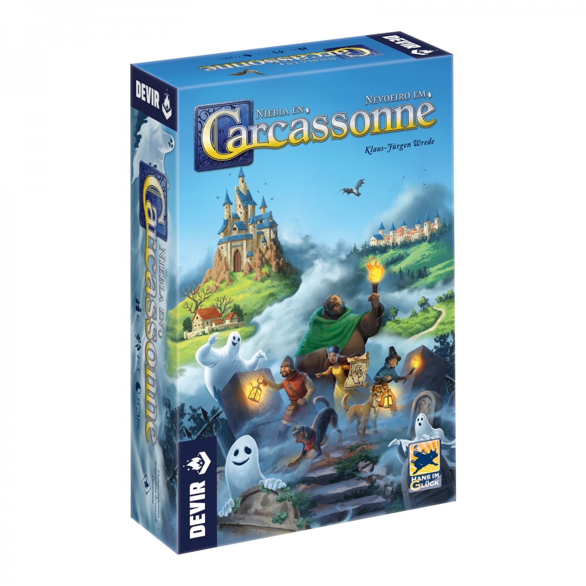 Devir Juego de mesa carcassonne niebla en carcassonne