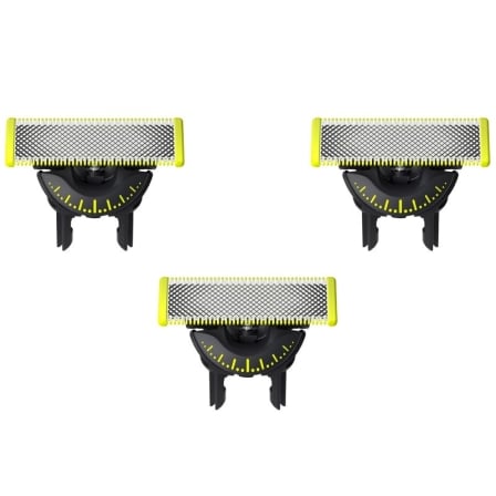Cabezal de Reemplazo para Afeitadora Eléctrica Philips OneBlade/ Pack 3