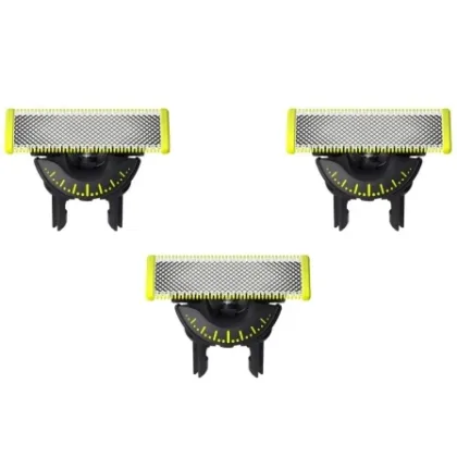 Cabezal de Reemplazo para Afeitadora Eléctrica Philips OneBlade/ Pack 3