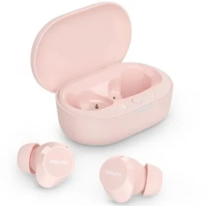 Auriculares Philips TAT1209 con estuche de carga/ Autonomía 6h/ Rosas – Bluetooth