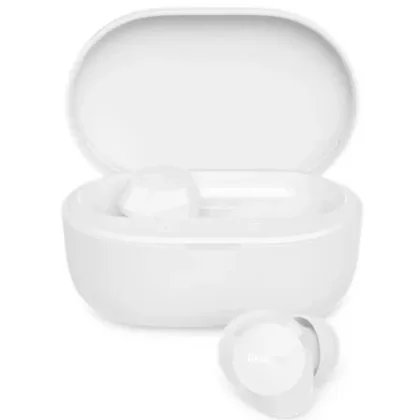 Auriculares Philips TAT1300WT con estuche de carga/ Autonomía 6h/ Blancos – Bluetooth