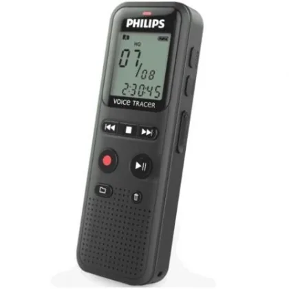 Grabadora de Voz Philips VoiceTracer DVT1160/ 8kHz Negro