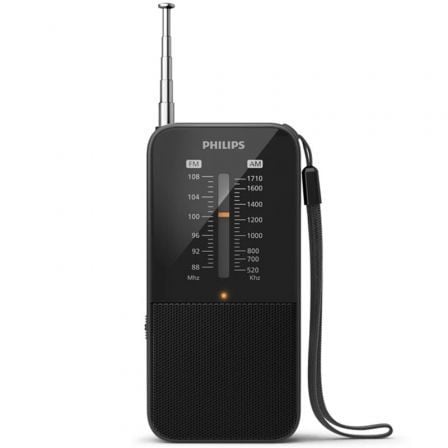 Radio Portátil Philips TAR1509/ a Pilas/ Negra