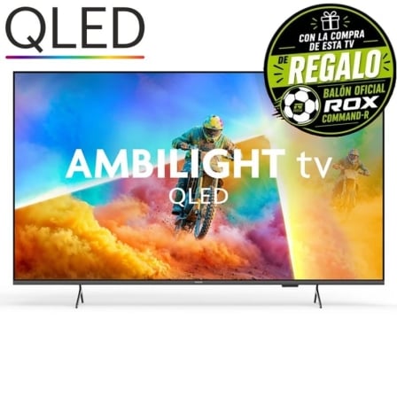 Televisor QLED Philips 65PQS8501 65"/ Ultra HD 4K/ Ambilight/ Smart TV/ WiFi