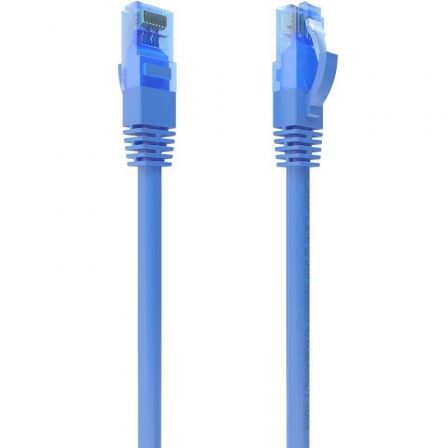 AISENS - CABLE DE RED LATIGUILLO RJ45 CAT.6 UTP AWG26 CCA, AZUL, 1.0M