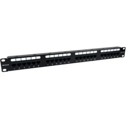 Phasak Patch Panel Pu 2421/ 24 Puertos/ Cat.6A/ Altura 1U