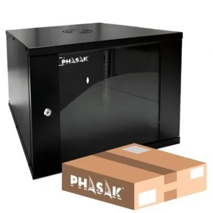 Phasak Armario Rack Mural Desmontado Pho 2009D/ 19"/ Altura 9U