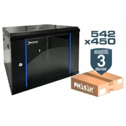 Phasak Armario Rack Mural Desmontado Pho 2207D/ 19"/ Altura 7U