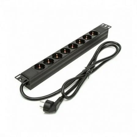 Phasak Regleta Bns 3518/ 8 Tomas de Corriente/ 1.5m Negro