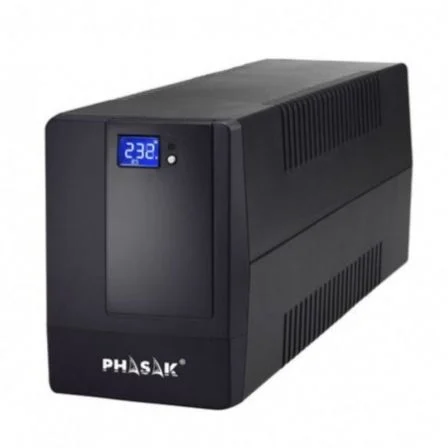 Phasak Línea Interactiva 1000 VA LCD/ 1000VA/ 4 Salidas/ Formato Torre