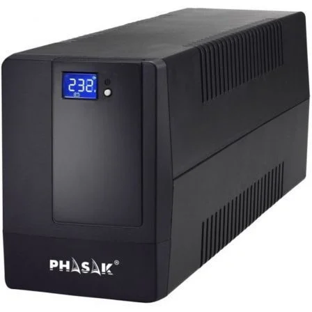 Phasak Línea Interactiva 2000 VA LCD/ 2000VA/ 4 Salidas/ Formato Torre