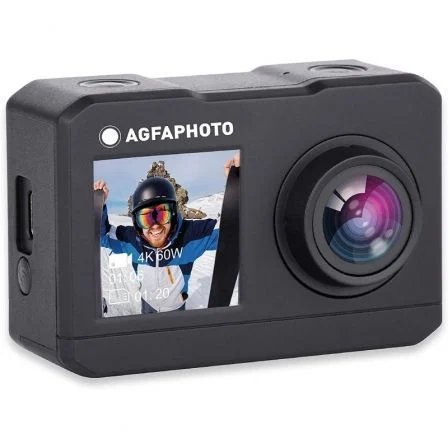 Cámara Digital Deportiva AgfaPhoto AC7000 4K/ 16MP/ Ángulo de visión 120º Gris