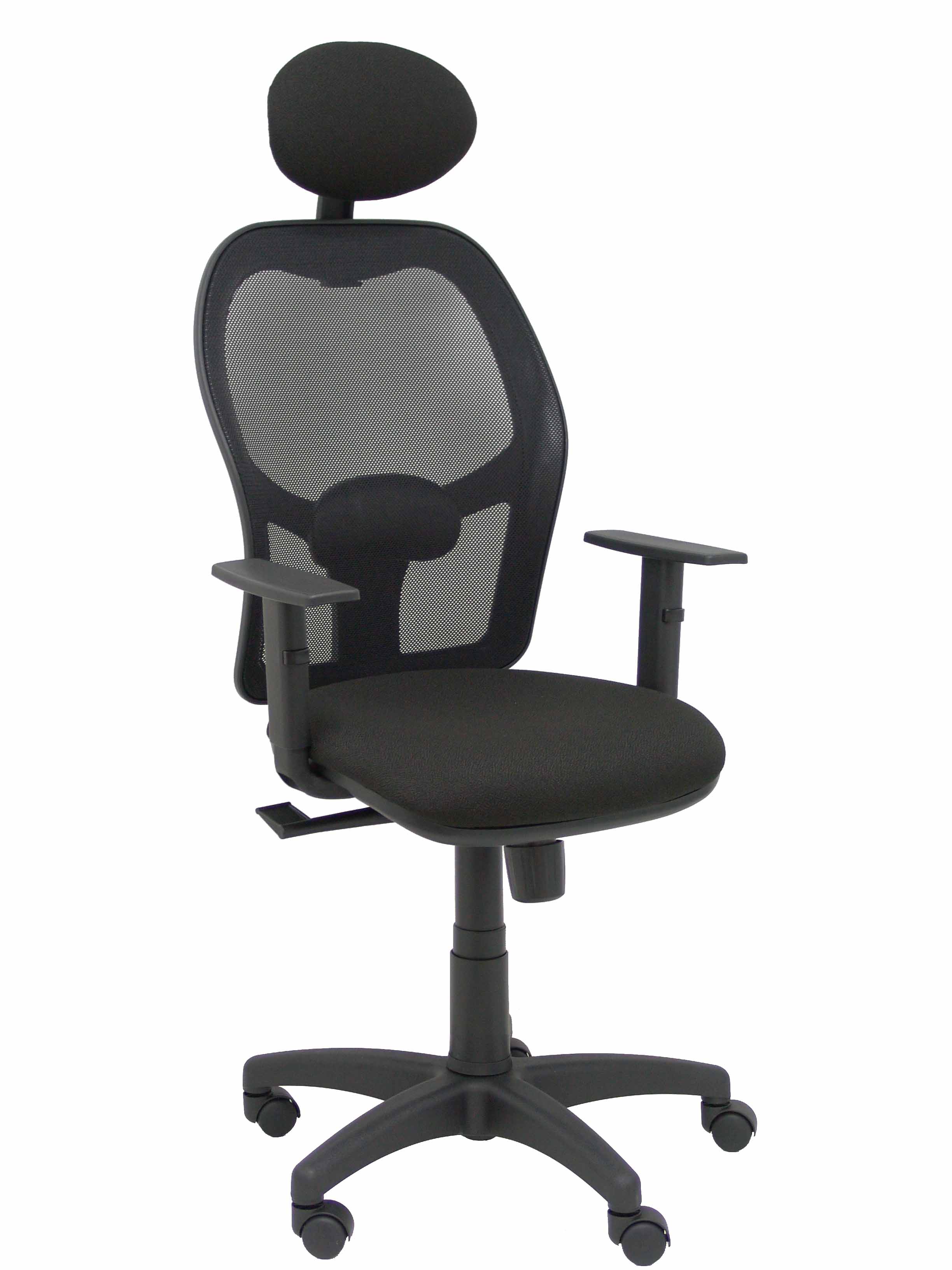 Piqueras Y Crespo Silla Alocen malla negra asiento bali negro