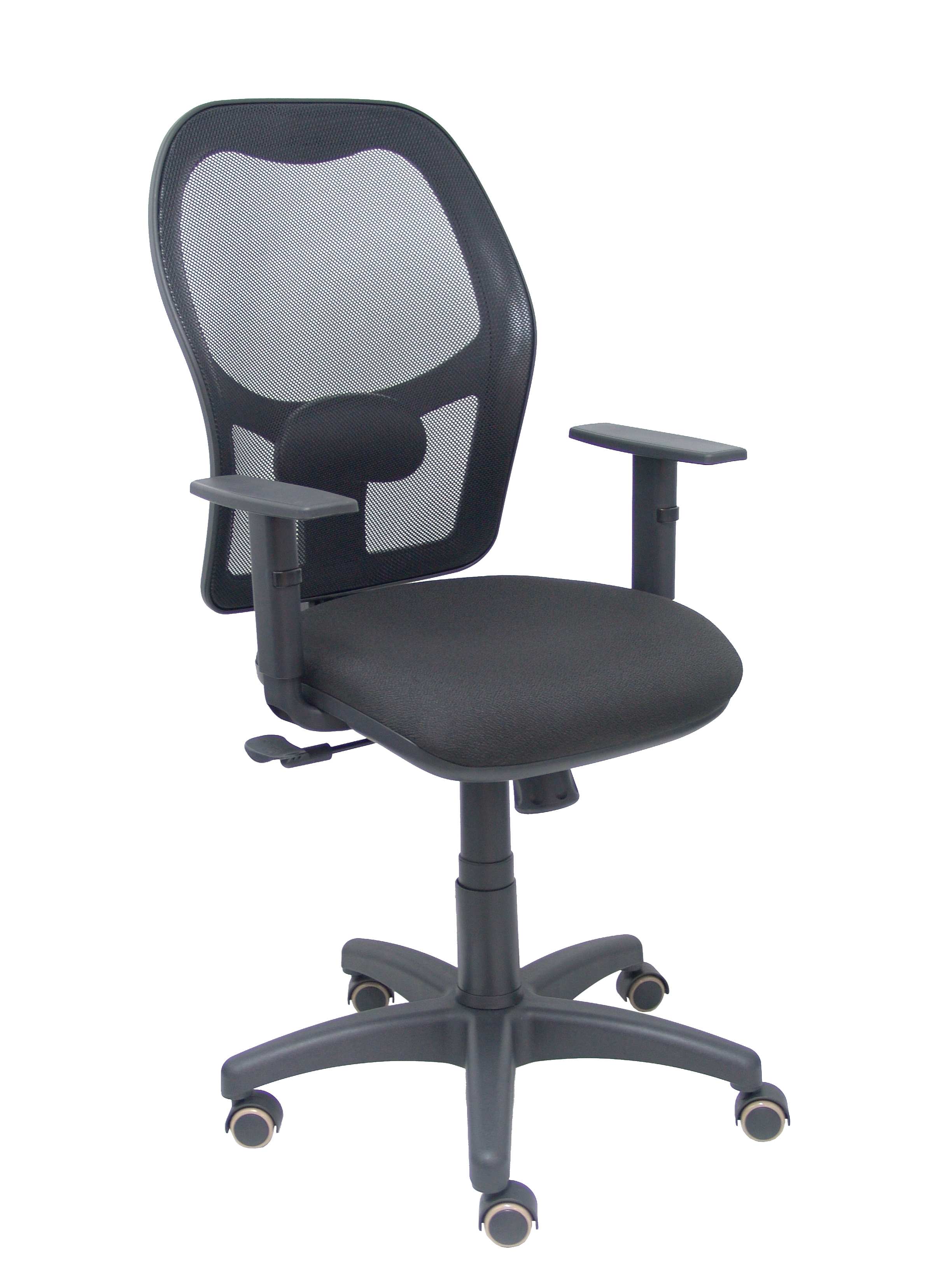 Piqueras Y Crespo Silla Alocen malla negra asiento bali negro