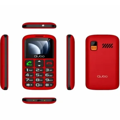 Teléfono Móvil Qubo P-186RD Rojo – 4G