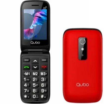 Teléfono Móvil Qubo P-220RD Rojo – 4G