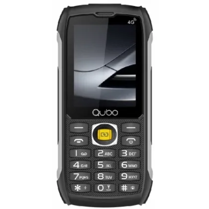 Teléfono Móvil Rugerizado Qubo ST-002 para Personas Mayores Negro