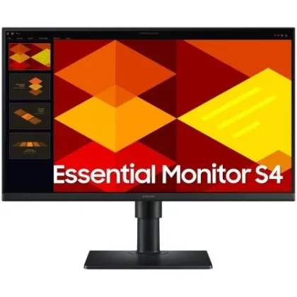 Samsung Profesional Essential Monitor S4 S40GD S24D402GAU/ 24"/ Full HD/ Regulable en altura Negro – Full HD