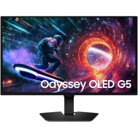 Monitor Gaming Samsung Odyssey G5 G50SF S27FG502SU 27"/ QHD/ 0.03ms/ 180Hz/ QD-OLED/ Negro