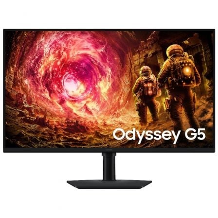 Monitor Gaming Samsung Odyssey G5 S32FG502EU 32"/ QHD/ 1ms/ 180Hz/ IPS/ Regulable en altura/ Negro