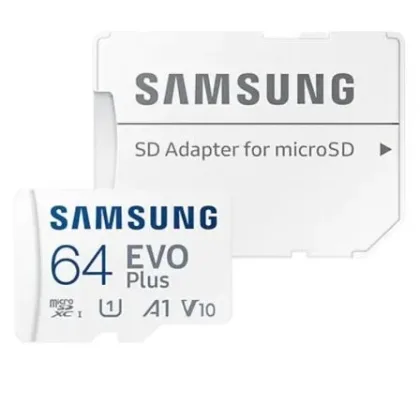 Samsung Tarjeta de Memoria Evo Plus 2023 64GB MICROSD Xc con / Clase 10/ 160MBs