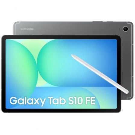 Tablet Samsung Galaxy Tab S10 FE 10.9"/ 12GB/ 256GB/ Octacore/ Gris/ Incluye S-Pen