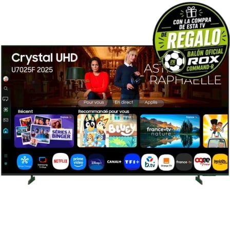 Televisor Samsung Crystal UHD U7025F TU50U7025FK 50"/ UltraHD 4K/ Smart TV/ WiFi