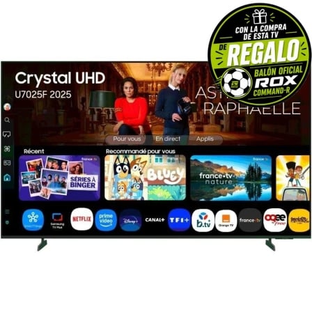 Televisor Samsung Crystal UHD U7025F TU75U7025FK 75"/ UltraHD 4K/ Smart TV/ WiFi