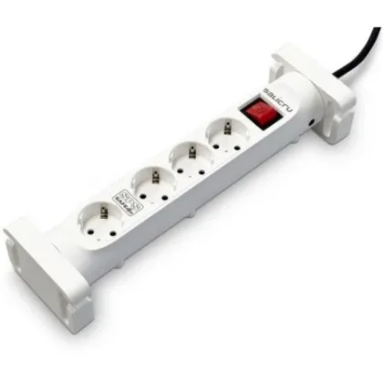 Regleta con interruptor Salicru Safe 4S/ 4 Tomas de corriente/ 1.4m/ Blanca