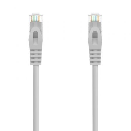 Cable de Red RJ45 AWG24 UTP Aisens A145-0553 Cat.6A/ LSZH/ 30cm/ Gris