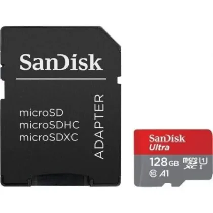 Sandisk Tarjeta de Memoria Ultra 128GB MICROSD Xc con / Clase 10/ 140MBs