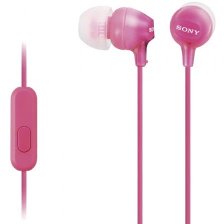 Sony Intrauditivos MDR-EX15APPI/ con Micrófono/ Jack 3.5/ Rosas