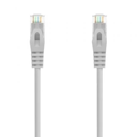 Cable de Red RJ45 AWG24 UTP Aisens A145-0555 Cat.6A/ LSZH/ 20m/ Gris