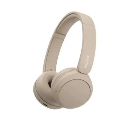 Sony Inalámbricos WH-CH520/ con Micrófono Beige – Bluetooth