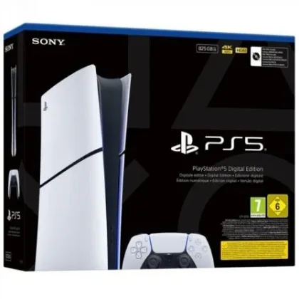 Sony Consola Playstation 5 - PS5 Slim Digital 825GB/ Incluye Mando Dual Sense/ Chassis E