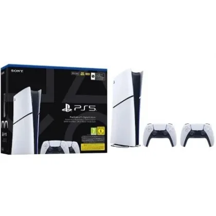 Sony Consola Playstation 5 - PS5 Slim Digital 825GB/ Incluye 2 Mandos Dual Sense/…