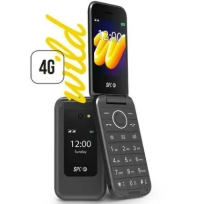 SPC Teléfono Móvil Wild para Personas Mayores Negro – 4G