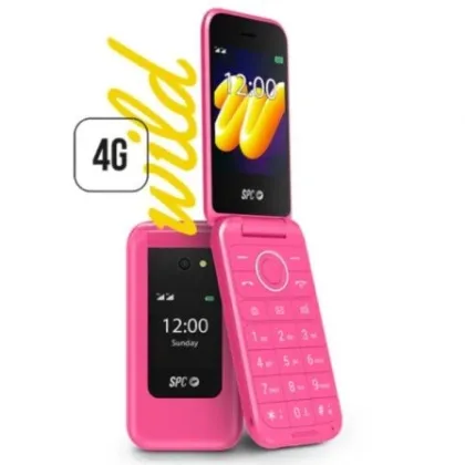 SPC Teléfono Móvil Wild para Personas Mayores Rosa – 4G