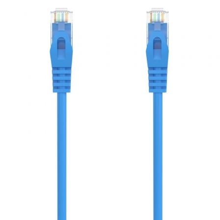 Cable de Red RJ45 AWG24 UTP Aisens A145-0572 Cat.6A/ LSZH/ 50cm/ Azul