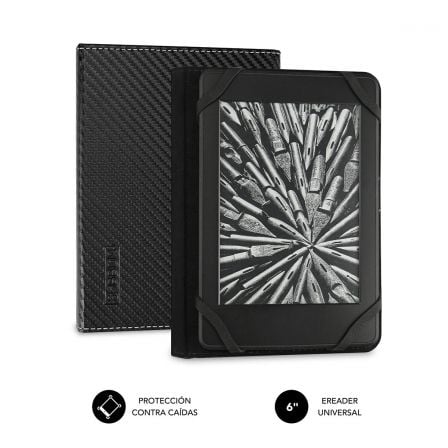 Funda para libro electrónico Subblim Clever Case/ Negra