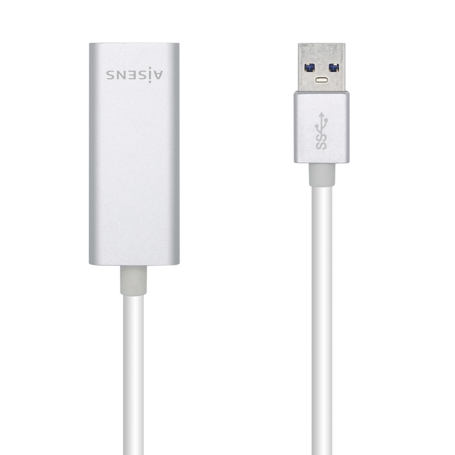 AISENS Conversor USB 3.0 A Ethernet Gigabit 10/100/1000 MBPS, 15cm