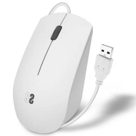 Ratón Subblim Business Silencioso/ Hasta 1200 Dpi Blanco