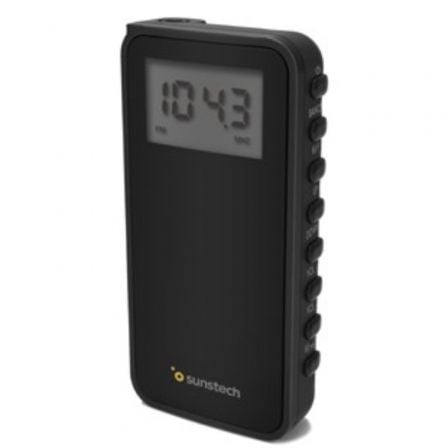 Radio Portátil Sunstech RPD23/ a Pilas/ Negra