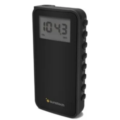 Radio Sunstech RPD23/ a Pilas/ Negra