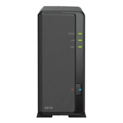 Synology Diskstation DS124/ 1 Bahía 3.5"- 2.5"/ 1GB DDR4/ Formato Torre
