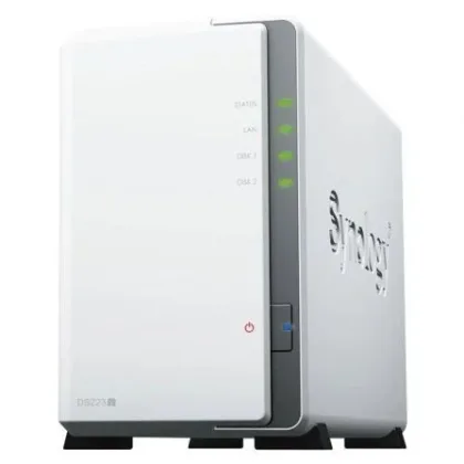 Synology Diskstation DS223J/ 2 Bahías 3.5"- 2.5"/ 1GB DDR4/ Formato Torre