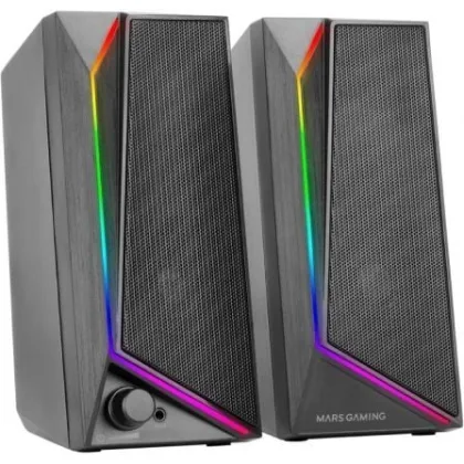 Altavoces Mars Gaming MS72/ 15W/ 2.0/ Negros