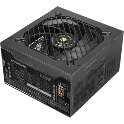 Fuente de Alimentación Mars Gaming MPB1000SIM/ 1000W/ Ventilador 14cm/ Atx 3.1/ PCIe 5.1/… Gold